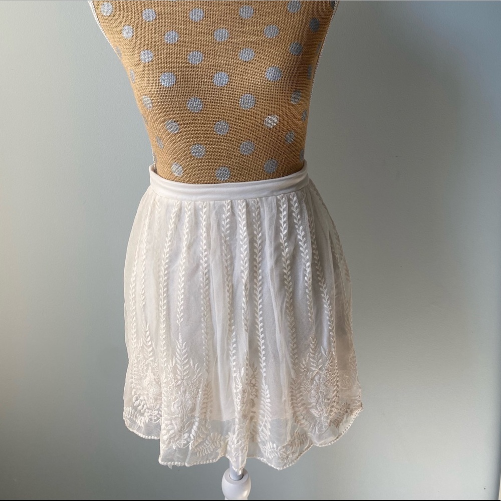 Kimchi Blue Cream Skirt